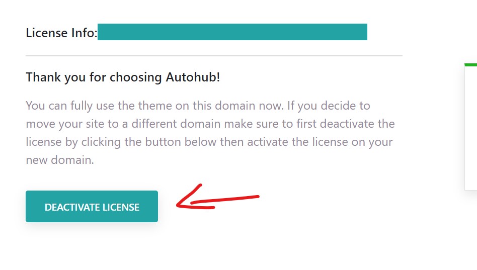 Theme Activation – Autohub Documentation